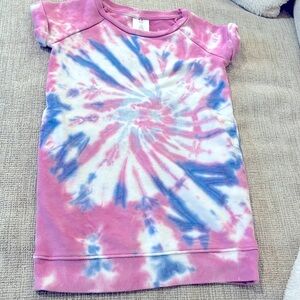 Girls 3T tie dye pullover dress by baby gap